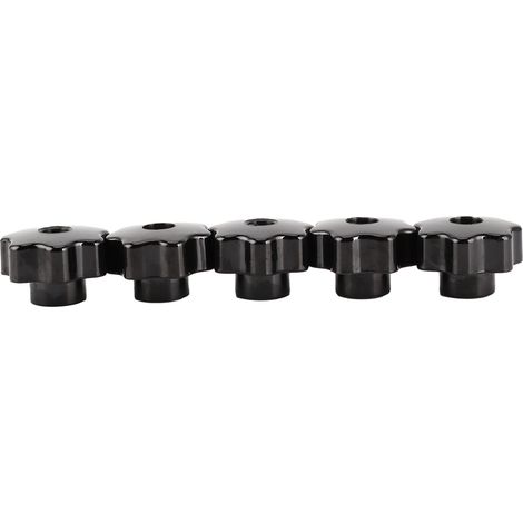 Bouton De Serrage À Filetage Femelle, 5 Pièces, Équipement Industriel, 7 Étoiles, Écrous À Trou Traversant Cm12x50