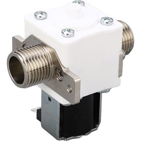 Valve D'Entrée De Chauffe-eau, Bobine En Laiton, Boîtier Pc, Bonne Étanchéité, Solénoïde Électrique G1/2 Pouces, Dc12v