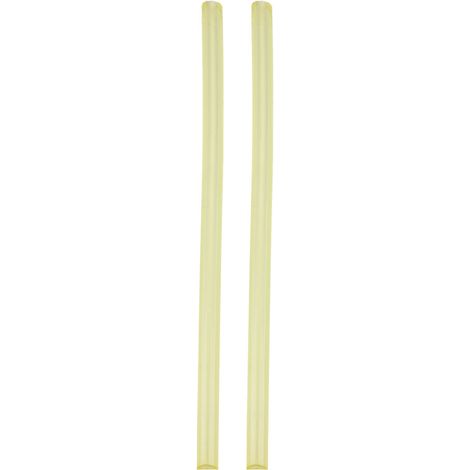 Tige Ronde Creuse En Polyuréthane De Haute Qualité, Jaune, 20mm De Diamètre Extérieur, Alésage De 8mm, 500mm De Long
