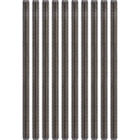Tiges Filetées En Acier Inoxydable M4 Série 4808, Résistantes À L'Usure, Durables, Haute Dureté, Goujons De Barre 4808-0004-0070