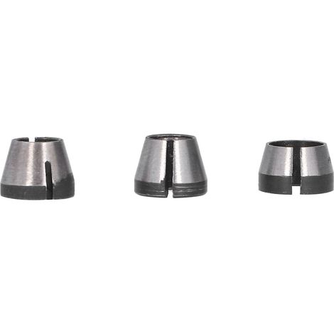 Adaptateur De Pince De Routeur En Acier Au Carbone, Kit De 6mm 6.35mm 8mm Avec Écrou Pour Tondeuse 6 Pièces