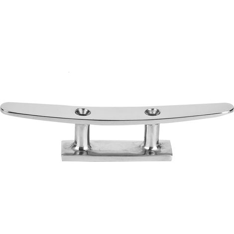 Taquet De Base En Acier Inoxydable Poli Miroir, Accessoire De Bateau, Base De Corde Marine (6 Pouces)