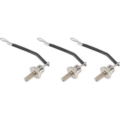 Diode De Générateur Diesel 25a Zx25 12, Petit Redresseur Portable, Accessoires De Remplacement, Pièces Ligne Noire Négative, 3 Pièces