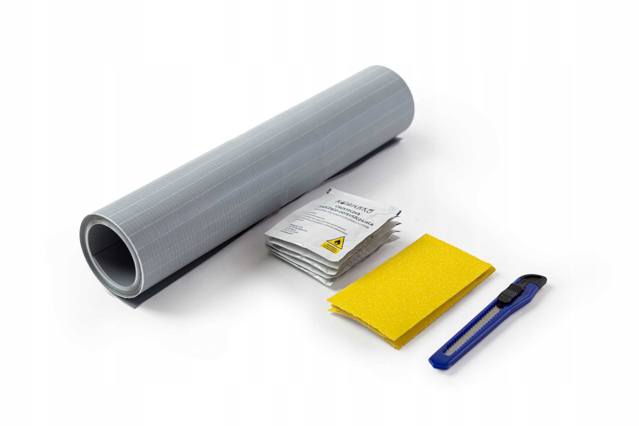 Planenreparaturset 220x32cm Grau