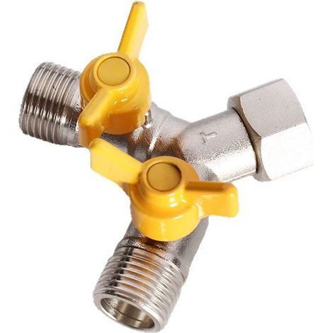 Ersatzventil G 1/2 Messinganschluss Y 3-wege-duscharmatur Küchen- Oder Badezimmer-absperrventiladapter
