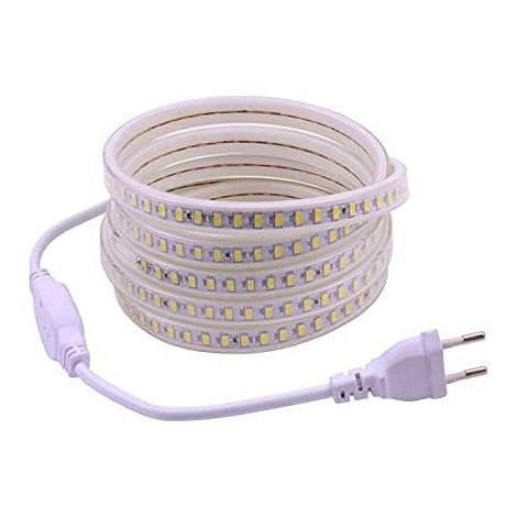 Ip67 Wasserdichter Led-streifen 220v 230v 3 Meter, 3m Kaltweißes Licht 6500k 220 Volt Led-streifen Für Den Innen- Und Außenbereich (kaltweißes Licht, 3)