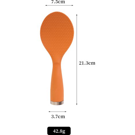 2er-set Reislöffel – Reislöffel Aus Kunststoff – Antihaft-reislöffel – Küchenutensil – Orange