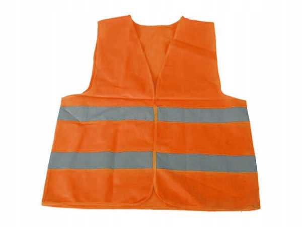 Orangefarbene Reflektierende Weste L