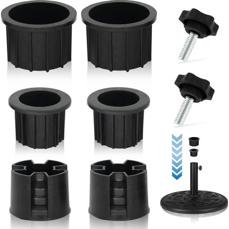 Zubehör Für Sonnenschirmständer, 8-teiliges Set, Für Standard-sonnenschirmständer, Geeignet Für Terrassentische, Balkone Und Gärten.