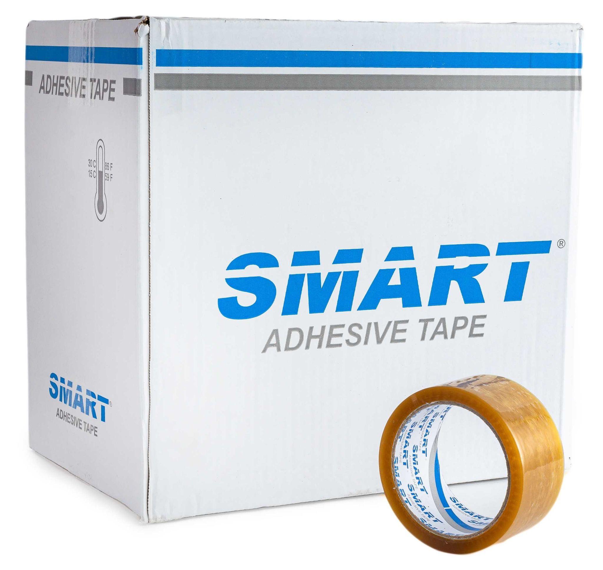 Smart Transparentes Naturkautschuk-verpackungsband (lösungsmittel) 48/60y - 36 Stück.