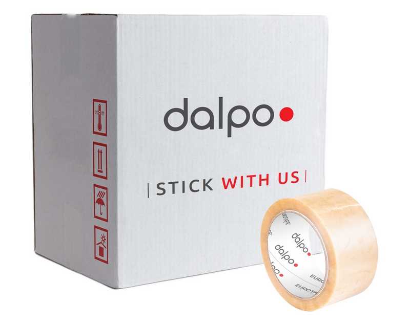 Dalpo Transparentes Acryl-verpackungsband 48/60y - 36 Stück.