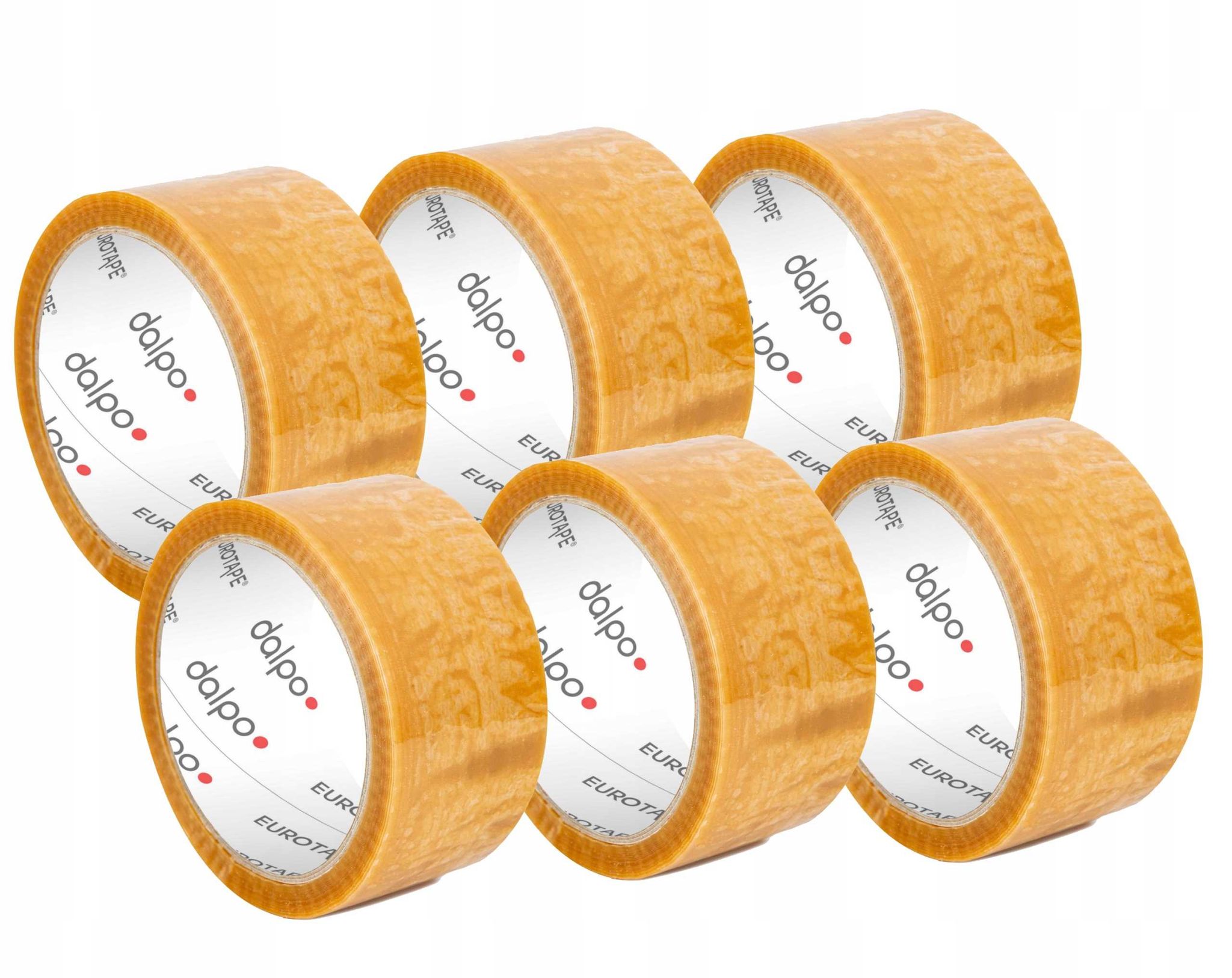 Dalpo Transparentes, Starkes Verpackungsband 48/60y - 6 Stück.
