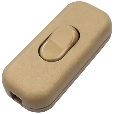 Ein Zweipoliger Kippschalter, Geeignet Für In Reihe Geschaltete Leuchten, Anwendbar Für Kleine Leuchten (gold).