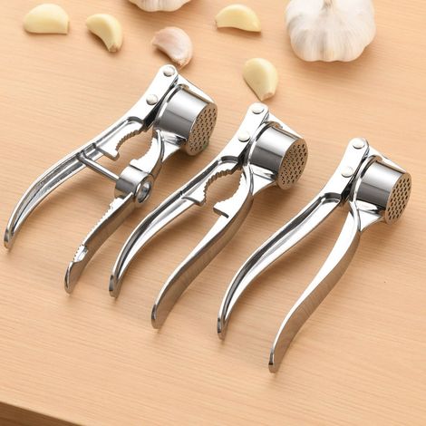 Manuelle Knoblauchpresse, Super Starke Und Langlebige Knoblauchpresse, Knoblauchzerkleinerer Mit Ingwermahlwerk, Einfach Zu Bedienen Und Zu Reinigen, Zerkleinert Knoblauch Und Ingwer Mühelos.