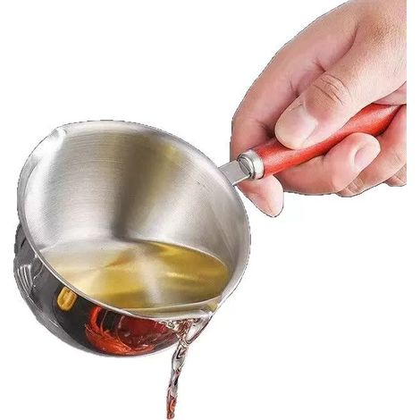 Kleiner Öltopf, Kleiner Suppentopf, Kleiner Küchentopf, Schmortopf, Mit Deckel, Steintopf, Topf Zum Schmelzen Von Butter, Heißes Metall, Schmortopf, Edelstahl Zum Kochen
