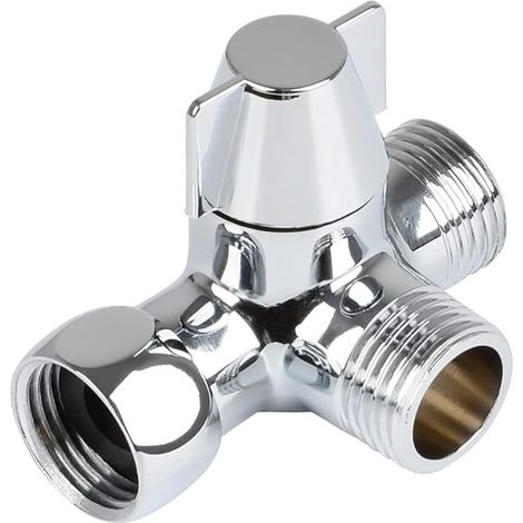 Dreiwege-armatur Aus Massivem Messing, Schalter, Duschumsteller, G1/2"-t-adapter Für Sprinkler- Und Handbrause