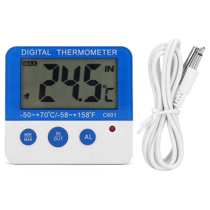 Gefrierschrankalarm, Praktisches Elektronisches Digitales Lcd-display-gefrierschrankthermometer Für Aquariengefrierschränke