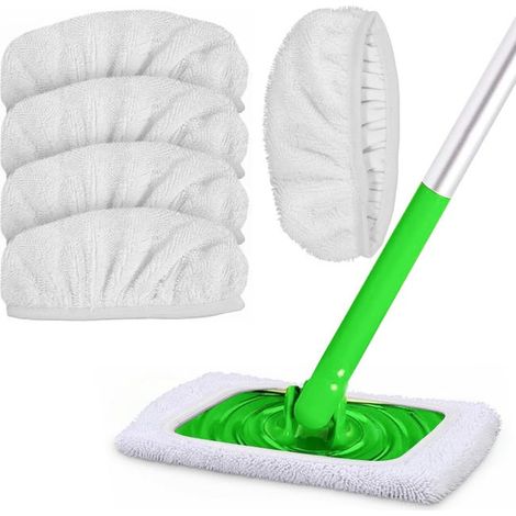 Packung Mit 5 Wiederverwendbaren Mikrofasertüchern Für Swiffer-wischmopps, Waschbar