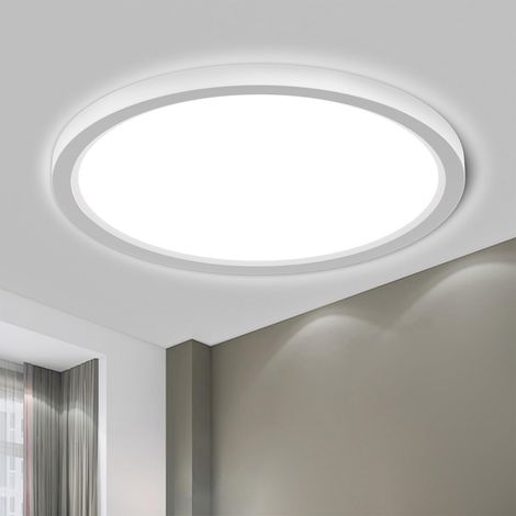 Led-deckenleuchte, Ip44 Wasserdicht, Rund Und Flach, Für Badezimmer, 18 W, 6000 K, 1980 Lm, Minimalistisches Und Ultradünnes Design, 220 X 24 Mm