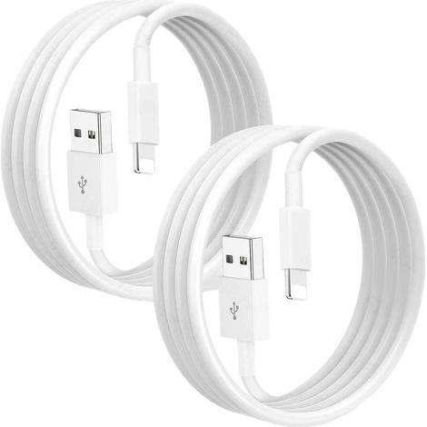 Apple Iphone Ladekabel, 2 Meter Langes Apple Lightning-auf-usb-datenkabel Für Iphone 12 / 11 / 11 Pro / 11 Max / X / Xs / Xr / Xs Max / 8 / 7 / 6 / 5s / Se