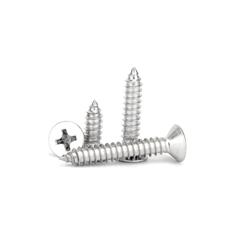 200/300 Stück M1,6 M1,7 Länge 4–16 Mm Phillips-senkkopf-blechschrauben Aus Edelstahl 304