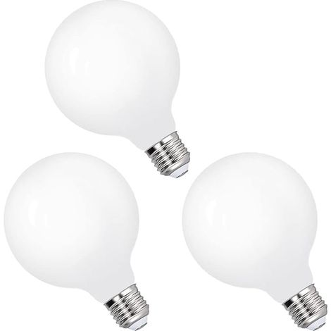 E27 G95 6w Led-kugellampe, 6000k Kaltweißes Licht, Geeignet Für Pendelleuchten, Alternative Zu Einer Ausgewählten 60w Glühlampe.