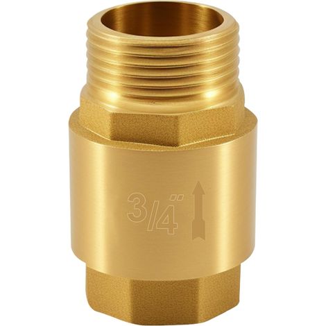 3/4-zoll-rückschlagventil Aus Messing, Wasserdicht, Geeignet Für Wasserpumpen Und Gärten.
