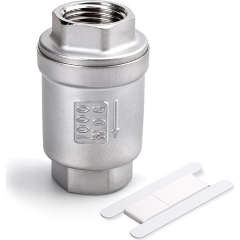 Rückschlagventil, 1/2" Bsp-innengewinde, Federbelastetes Inline-rückschlagventil Aus Edelstahl 304