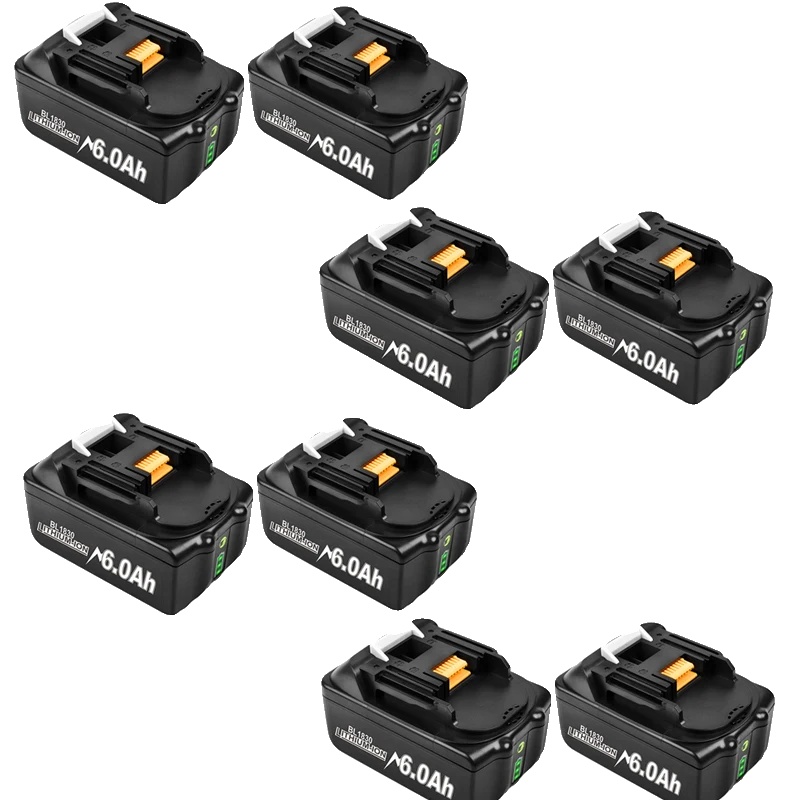 Akku, 18v Li-ion, Hohe Kapazität, 8 X 6,0ah-akkus