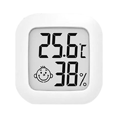 Digitales Thermometer Und Hygrometer, Innenthermometer, Kühlschrankthermometer, Weiß