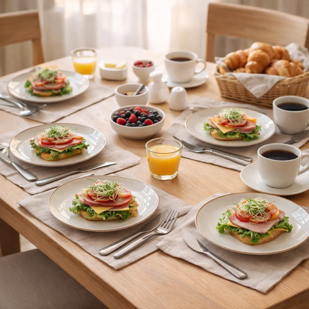 Dessertteller, Set, Altom Design Bella Złota Linia, 20 Cm, 6-teilig