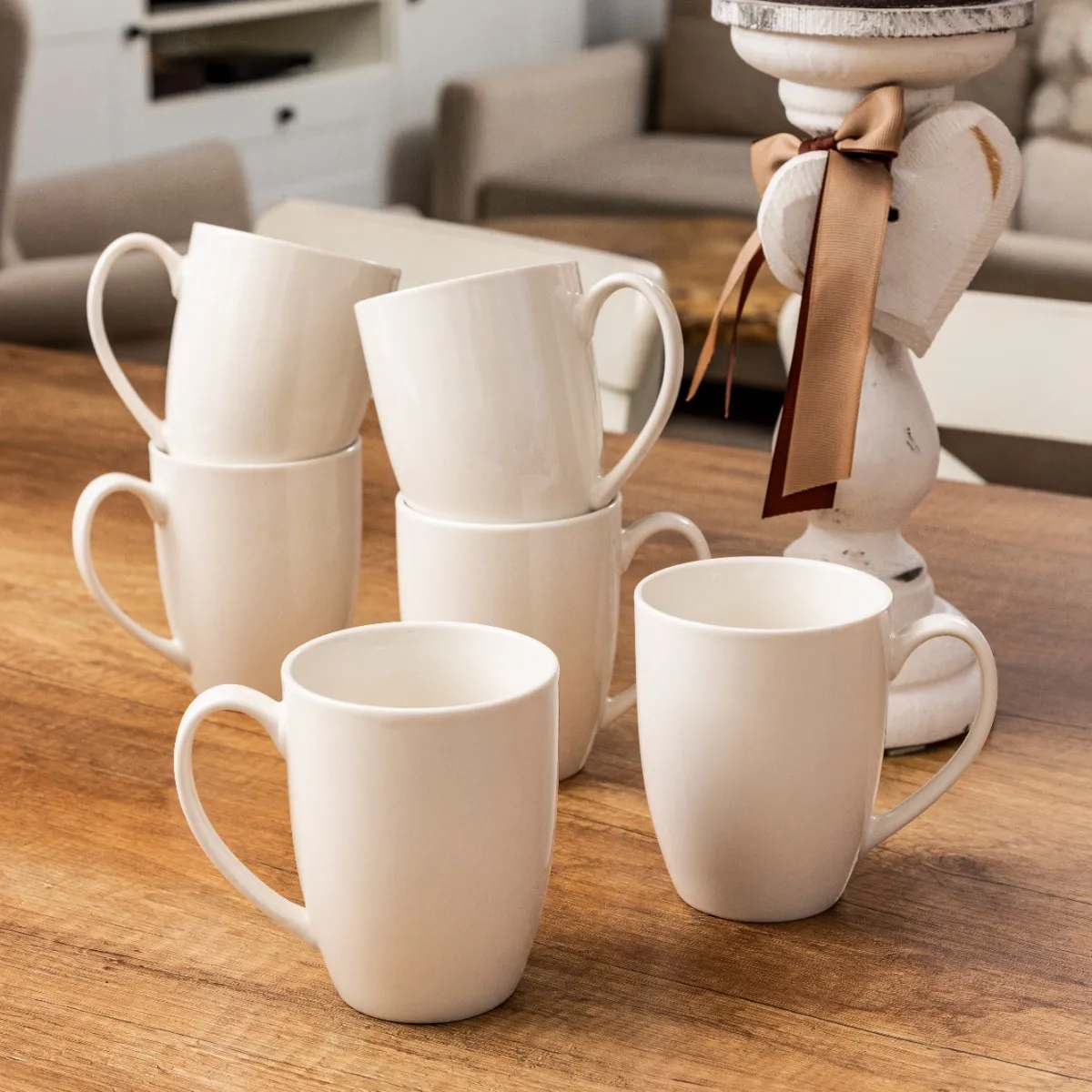 Kaffee- Und Teetassen Mit Henkel, 6er-set, Altom Design Bella 320 Ml