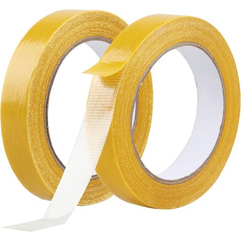 Rollen Extra Starkes, Doppelseitiges Teppichklebeband – Extra Stark – Ablösbar – 20 Mm X 20 M – Doppelseitig