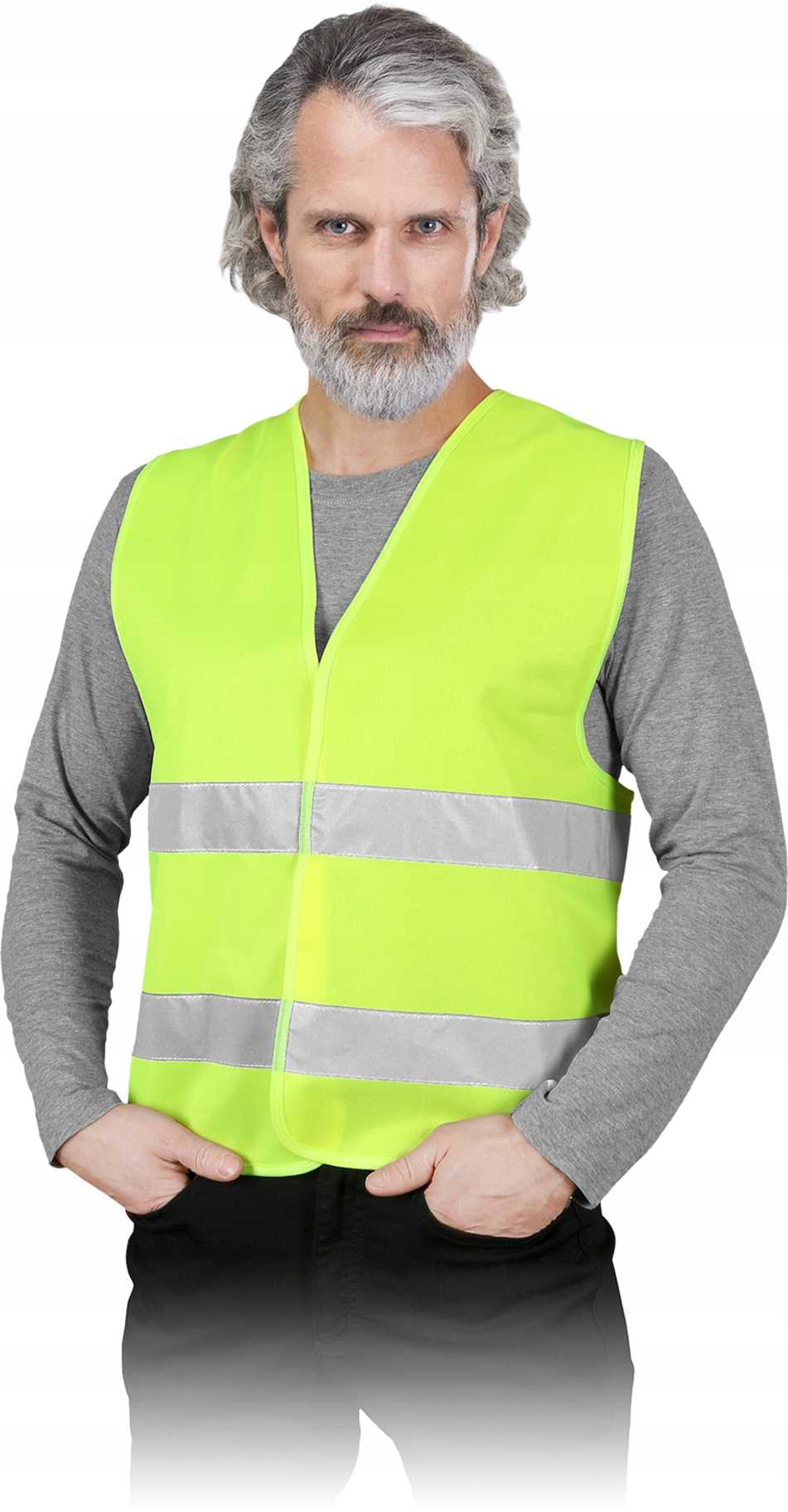 Gelbe Reflektierende Weste Xl