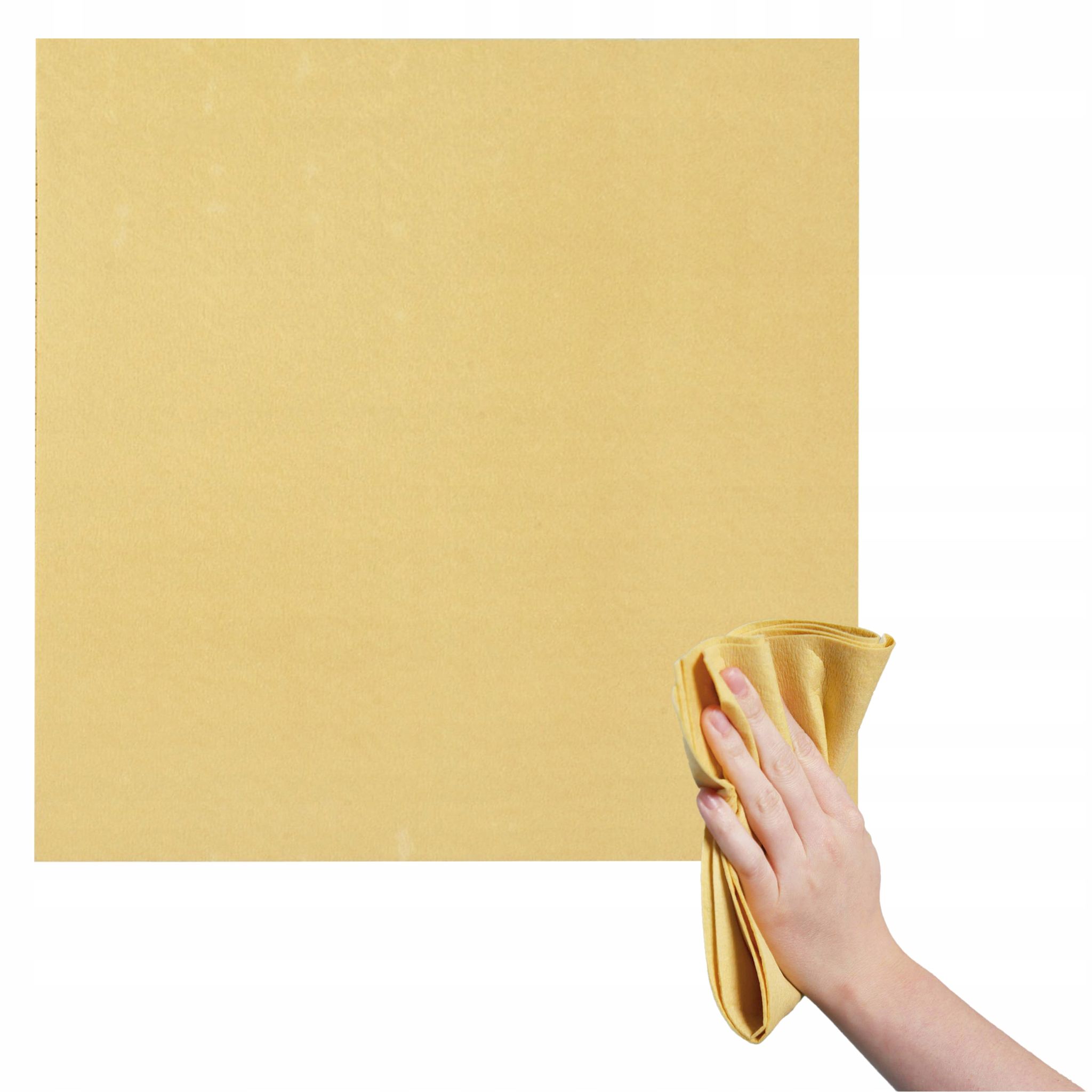 Gelbes Pva-freies Chamois-tuch