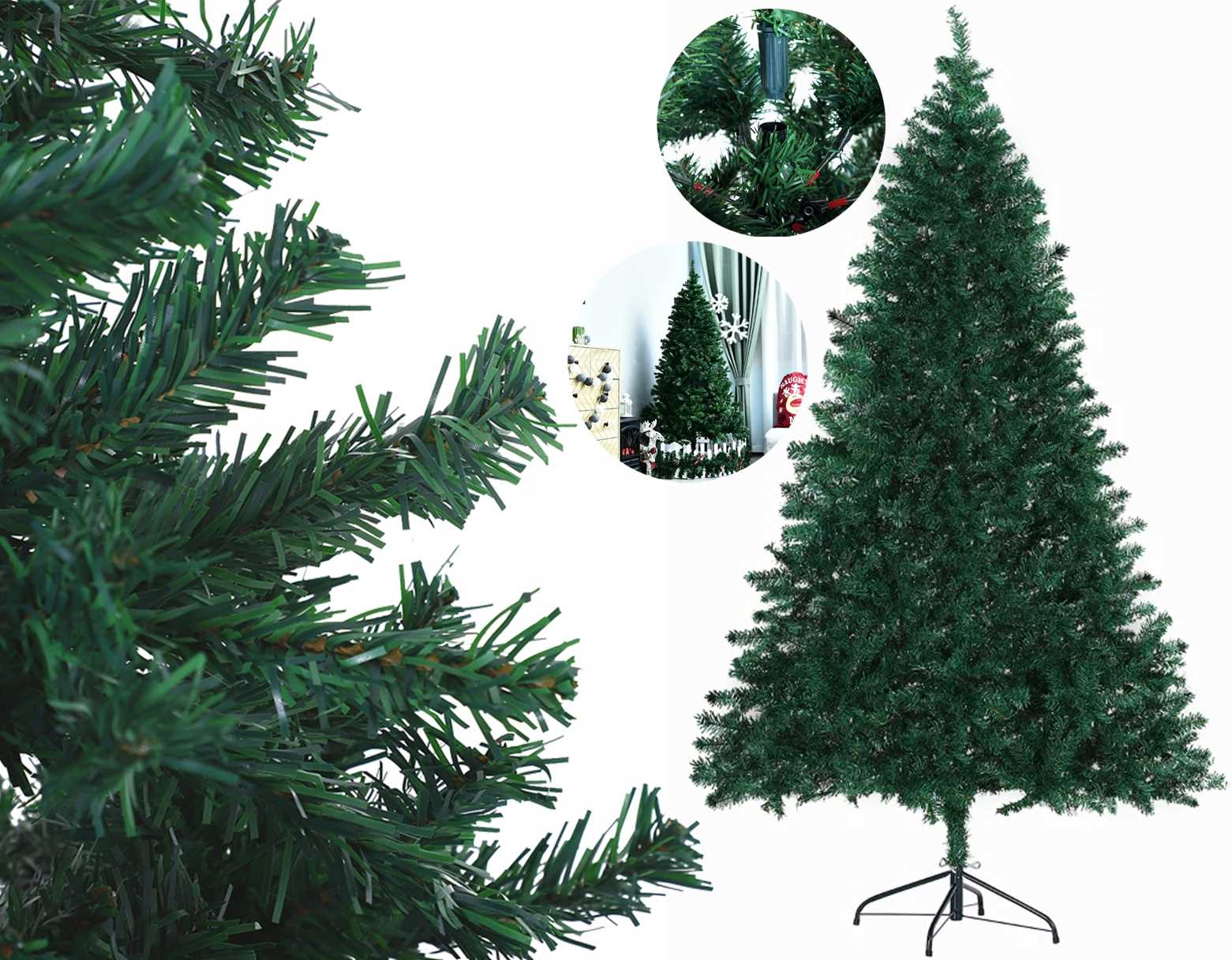 Künstlicher Tannen-weihnachtsbaum, 1000 Zweige, 180 Cm, Pako 830-245