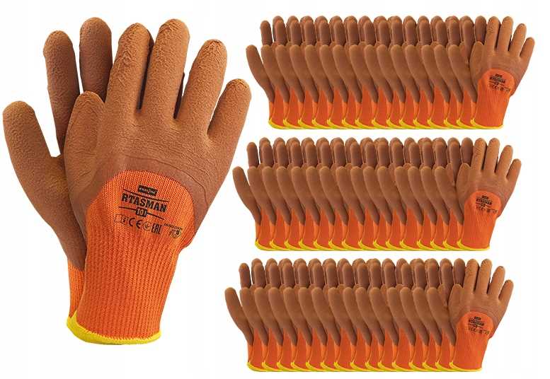 Arbeitshandschuhe / Isoliert / Orangebraun / Größe: 10 - Xl / Rtasmanpbr 10 - 120 Stück.