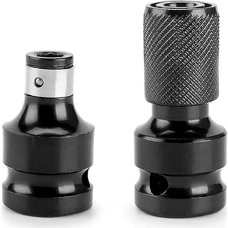 Zweiteiliger Schlagschrauber-gelenkadapter – 1/2"-auf-1/4"-hülsenadapter – Für Präzisionszubehör Wie Ratschenschlüssel, Schraubendreher Usw. – Robust Und Vielseitig – Werkzeuge