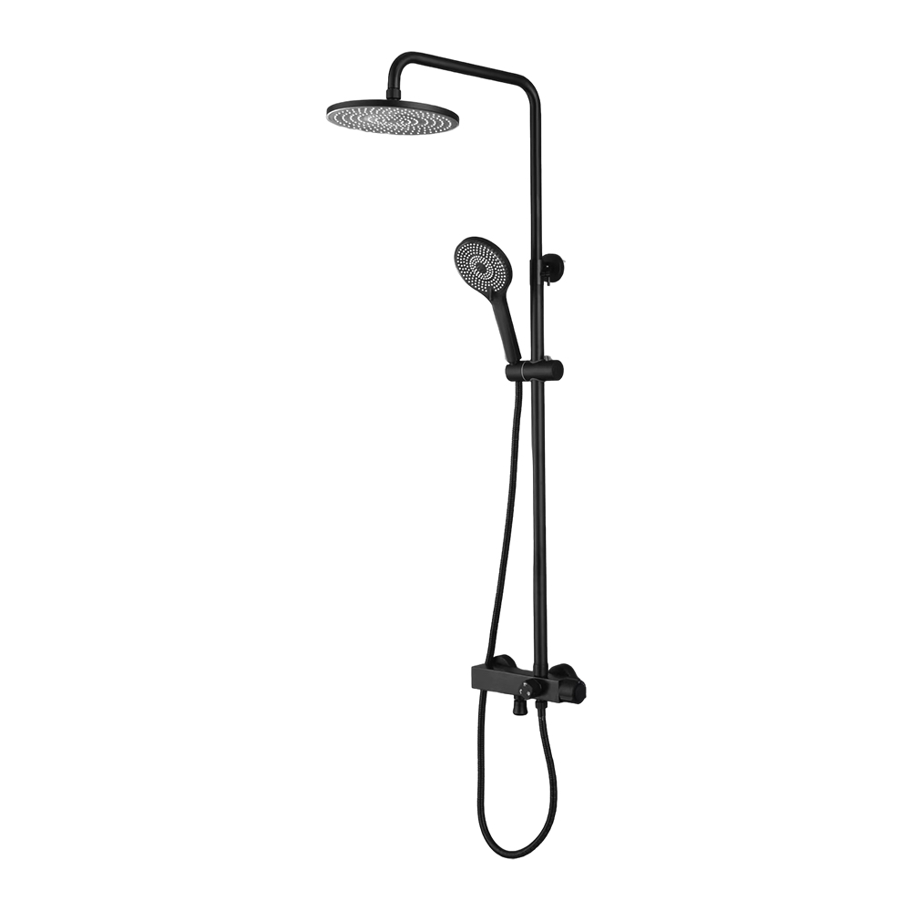 Regendusche Mit Duscharmatur Wezer Bic16-20-black