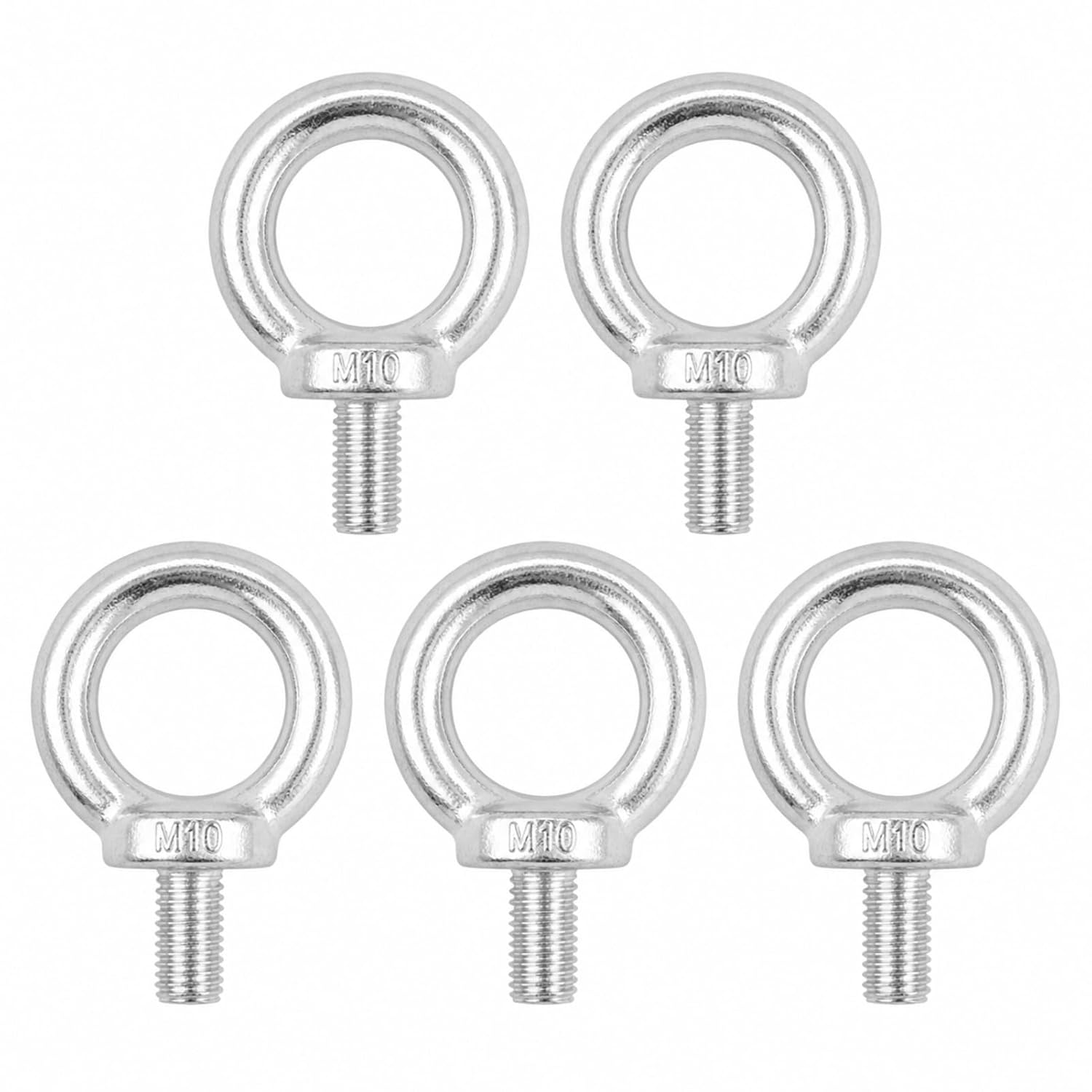 M10-ringschrauben – 5er-pack – Edelstahl 304 – Hochleistungsschrauben – Garten Und Heimwerken – Silber