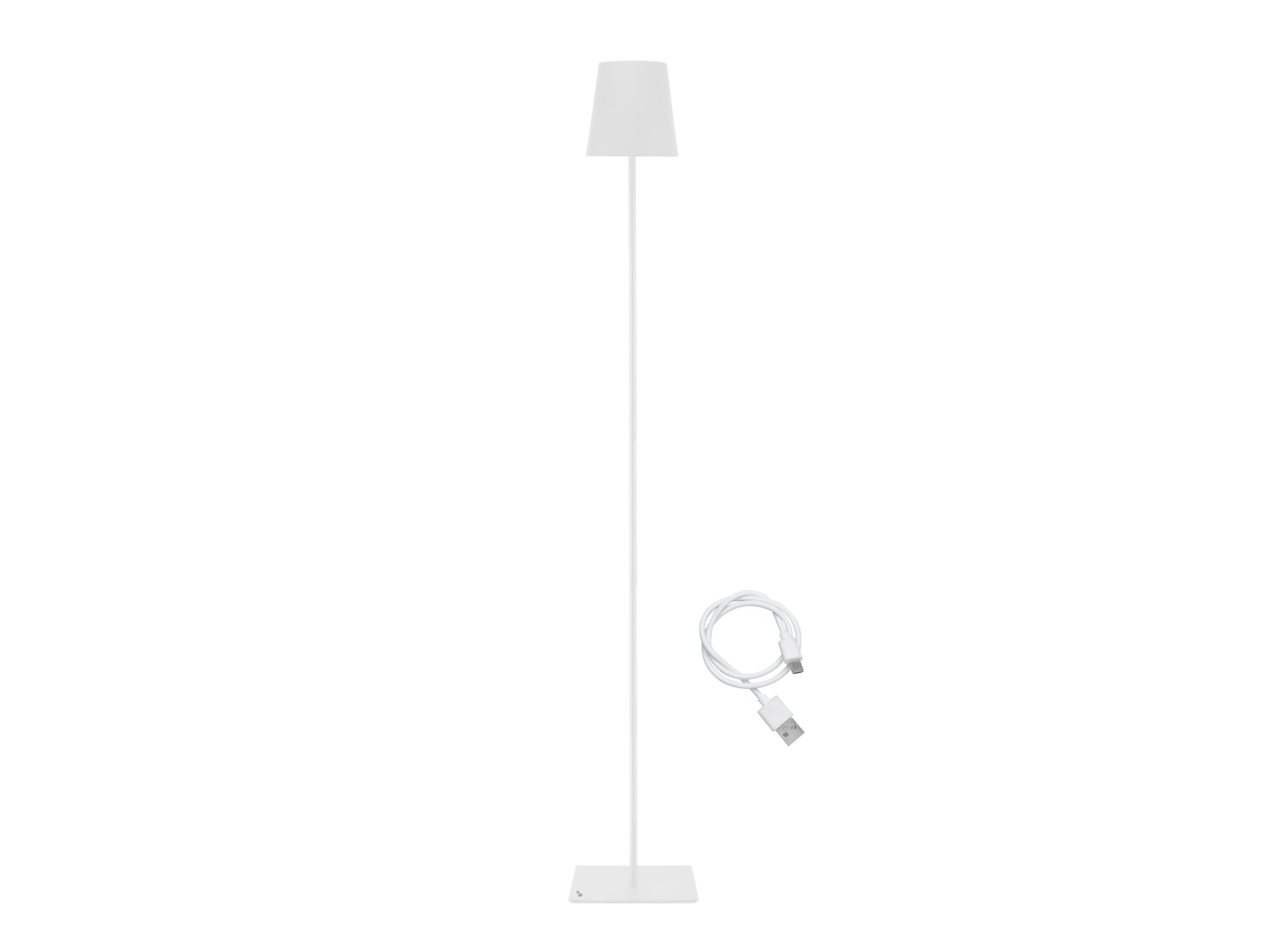Beper P201utp404 Xl Stehleuchte Mit Verstellbarer Höhe, 2,5-w-tischleuchte, Wiederaufladbar Mit Usb-typ-c-kabel, 3 Lichtfarben, Weiß