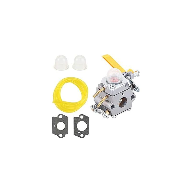 C1u-h60 Vergaser Für 25cc 26cc 30cc Ryobi Homelite Rasentrimmer Ry28100 Ry28120 Ry28121 Ry28140 Mit Einstellwerkzeug, Ersatzteile Und Zubehör Für Trimmer (farbe: Silber)