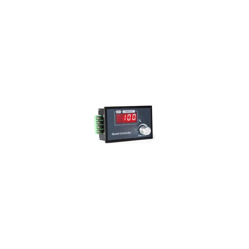 Motordrehzahlregler, Dc 6–60 V, 12 V, 24 V, 36 V, 48 V, 30 A, Pwm-motordrehzahlregler Mit Start/stopp-schalter – Crezuo