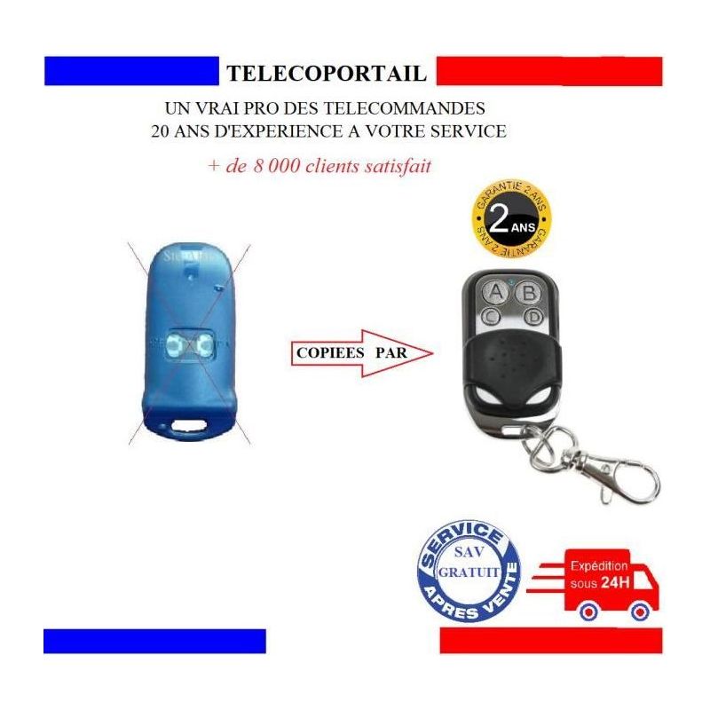 Universelle Klon-fernbedienung – Ducati Allducks 6203 – 4 Kanäle, 433,92 Mhz – Blau – Besonders Robust