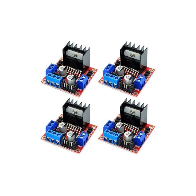 4 Stück L298n Dual-h-brücken-dc-schrittmotor-ansteuerplatinenmodul Für Arduino