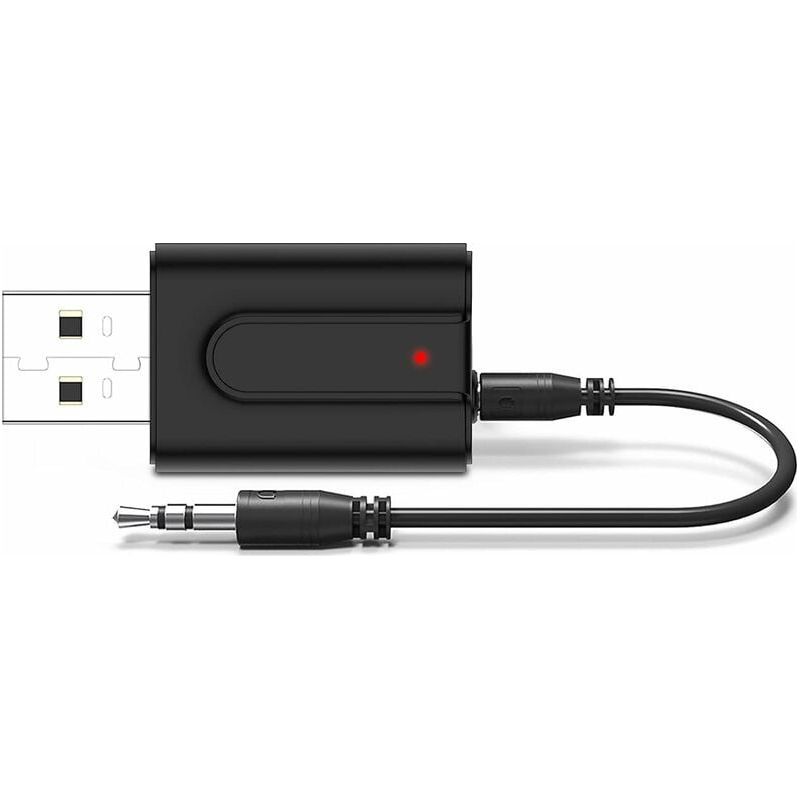Bluetooth 5.0 Usb-transmitter Mit 3,5-mm-klinkenanschluss Für Musik Und Audio Von Fernseher Und Pc An Lautsprecher Und Kopfhörer, Geringe Latenz, Usb-stromversorgung, Plug & Play