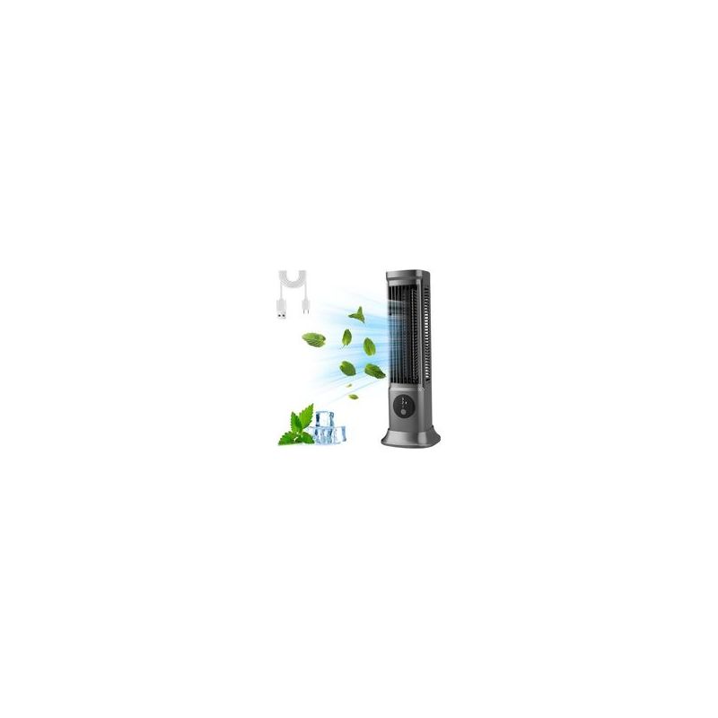 Leiser 29-cm-turmventilator – 3 Geschwindigkeitsstufen – 40 Db Geräuschreduzierung – 90°-oszillation – Usb-stromversorgung