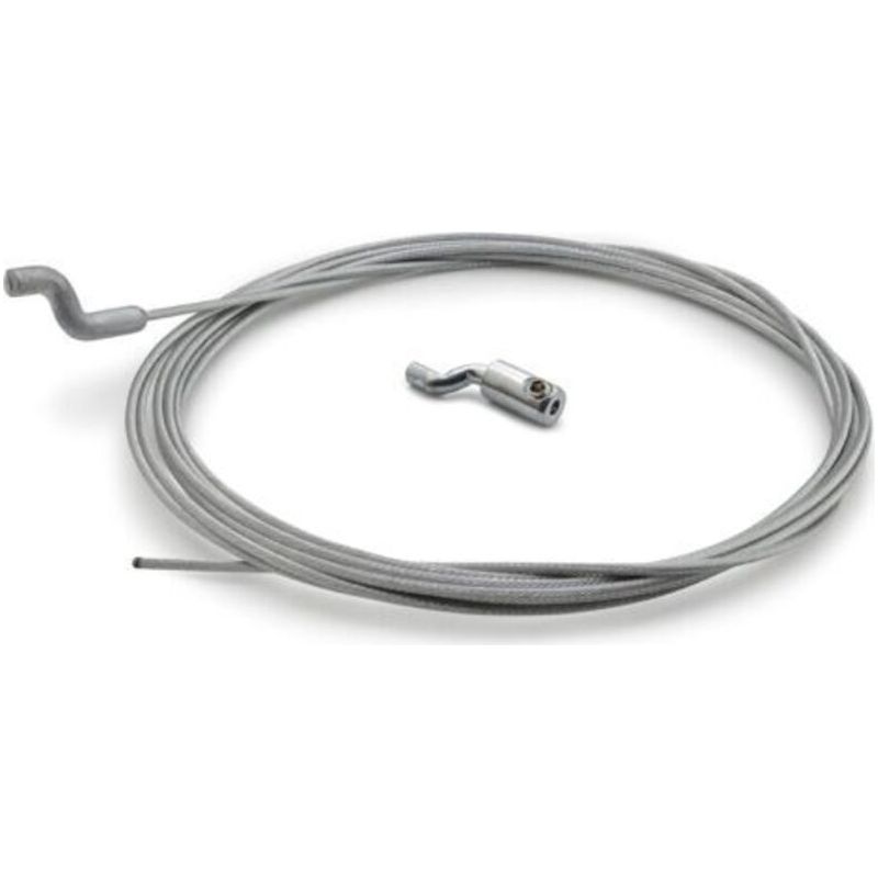 Bardusch Flexibler Gaszug Ø1,5 Mm Mit Z-fit Und Z-klemme, Länge 2,5 M, Vergaser-gasgriffreparatur Für Rasenmäher, Freischneider, Motorhacke, Gartengeräte (1 Kabel)