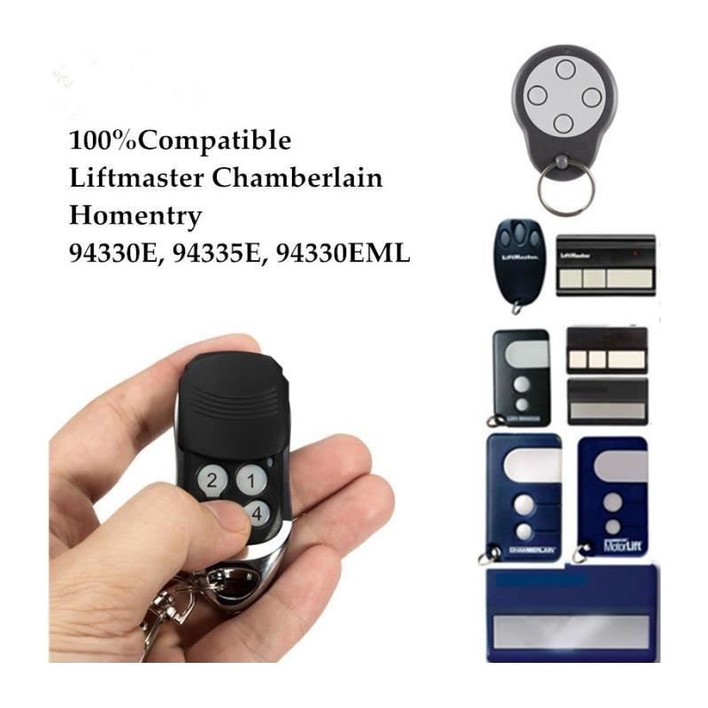 Ersatzfernbedienung – 94335e (kompatibel Mit 94330e/94334e/94333e/84335e) – 4 Kanäle – 433,92 Mhz – Reichweite 10–50 M
