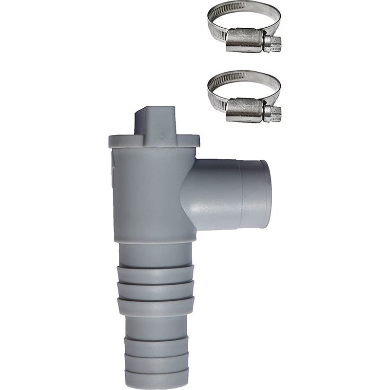 Absperrventil-set Für Pools, Ø32 Mm Anschluss, Kompatibel Mit Intex, Bestway Und Poolsun, Zubehör Für Aufstellpools.